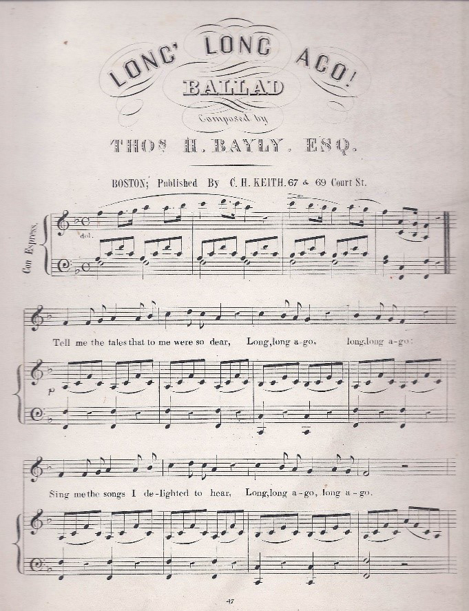 Sheet music cover image of the song 'King and Country An English Patriotic  Song Taken from the Boston Patriotic Song of Adams and Liberty', with  original authorship notes reading 'Written by Thomas